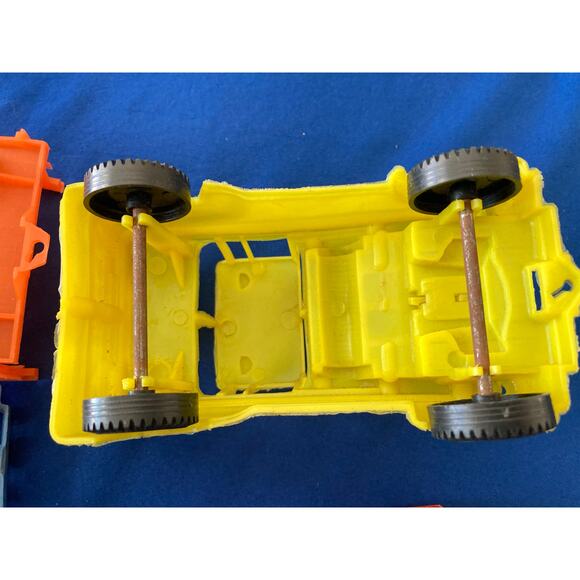VTG Plastic Toy Vehicles Trucks Train Ideal and Unmarked - Picture 11 of 11